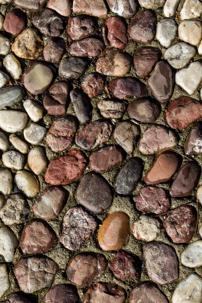 Parete fatta dello stesso tipo di pietre — Foto Stock