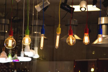 Dekoratif antika edison stil filaman Işık Ampüller