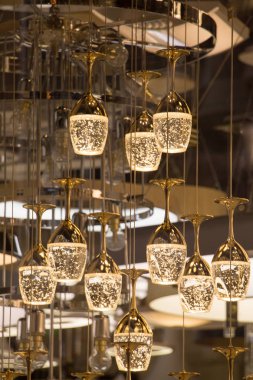 İç dekorasyon için eski stil tavan lambaları