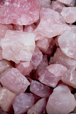 Doğal mineral değerli taşlar kümesi 