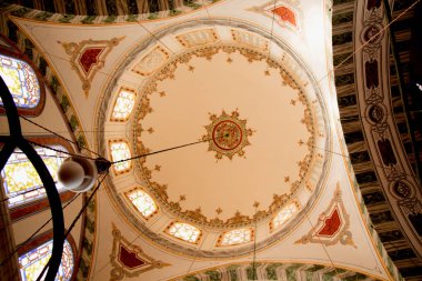 Türkiye'de Osmanlı mimarisinde kubbe iç görünüş