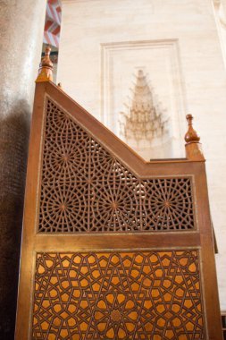 Tahtadaki geometrik desenler Osmanlı sanatı