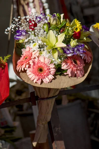 Krásná kytice různých typů — Stock fotografie