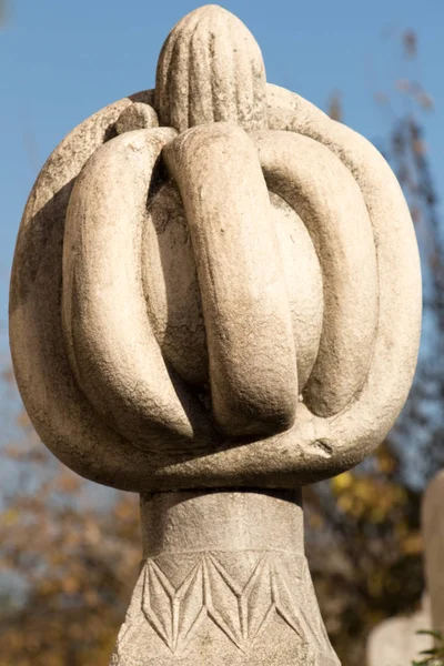 Exemplo de padrões de arte otomana aplicados em pedra — Fotografia de Stock