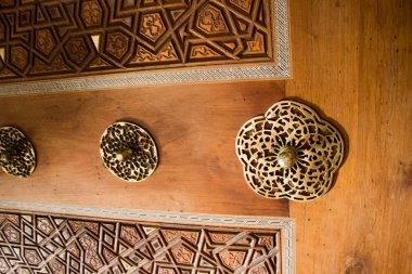 Tahtadaki geometrik desenler Osmanlı sanatı