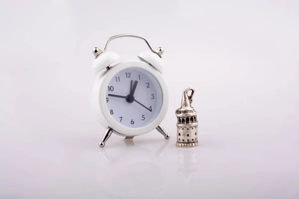 Alarm clock on white background — Stock Photo, Image