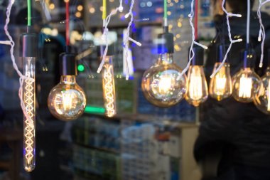 Dekoratif antika edison stil filaman Işık Ampüller