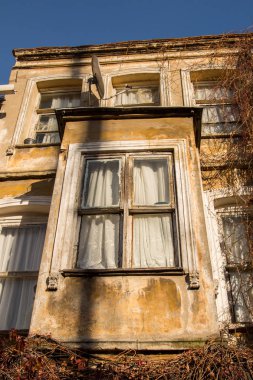 Eski cam mimari Istanbul'dan kalıntıları