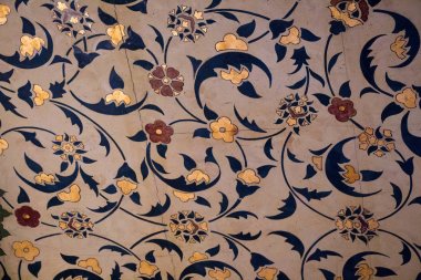 Osmanlı sanat desen taş üzerine uygulanan örneği