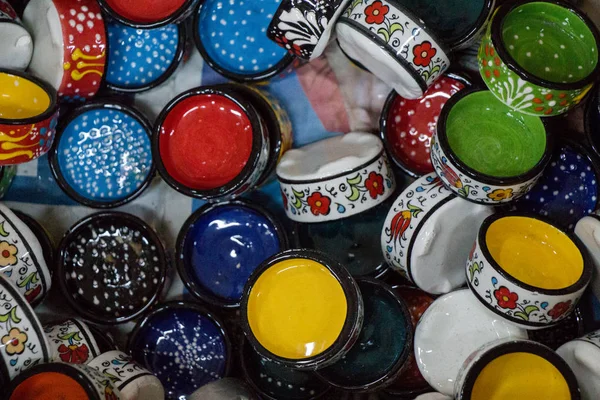 Traditional Turkish ceramic plates — Stock Photo, Image