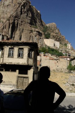 Eski cam mimari Istanbul'dan kalıntıları