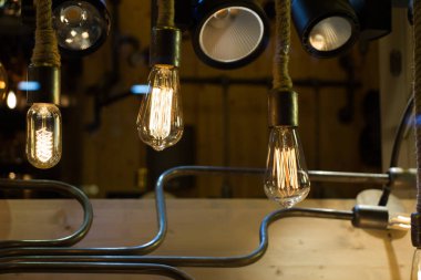 Dekoratif antika edison stil filaman Işık Ampüller