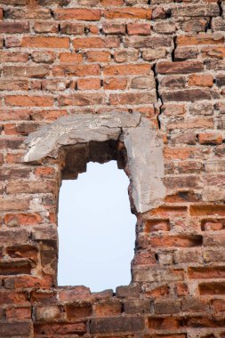 Eski cam mimari Istanbul'dan kalıntıları