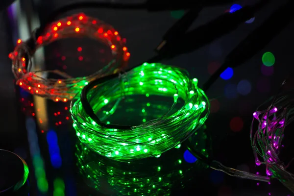 Kerst en partij lichten van een bepaald type — Stockfoto