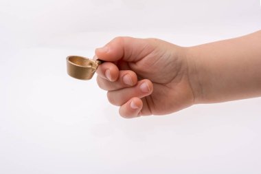 Küçük modeli pan bir mutfak malzemesi olarak