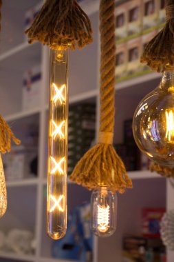 Dekoratif antika edison stil filaman Işık Ampüller