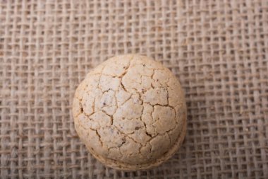 Keten bir tuval üzerine Türk badem çerez 