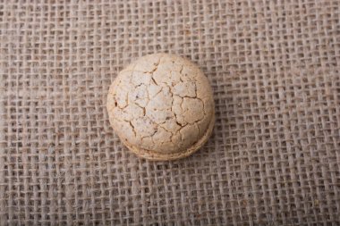 Keten bir tuval üzerine Türk badem çerez 