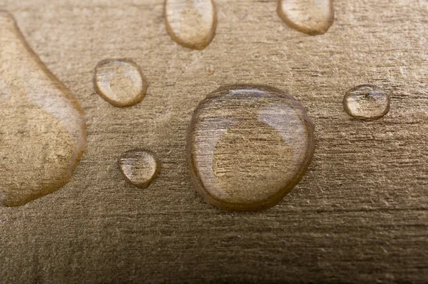 Water drops on solid  surface