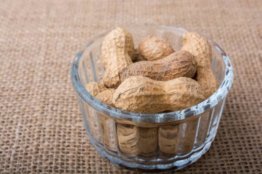 Tuval üzerine bir tabak fıstık 