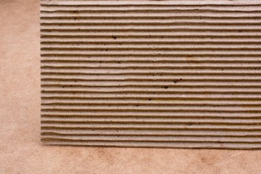  Oluklu karton doku endüstriyel arka plan olarak