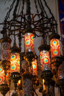 Osmanlı lambalar kapalı çarşı gelen Mozaik 