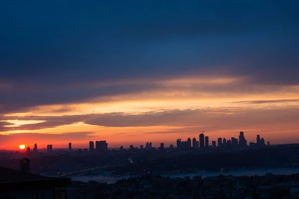 무렵의 이스탄불 보스포러스 — 스톡 사진