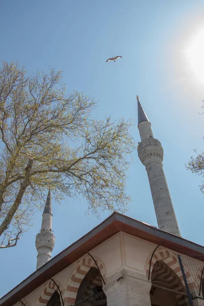 Minaret of an Ottoman style mosque — Stock Photo, Image