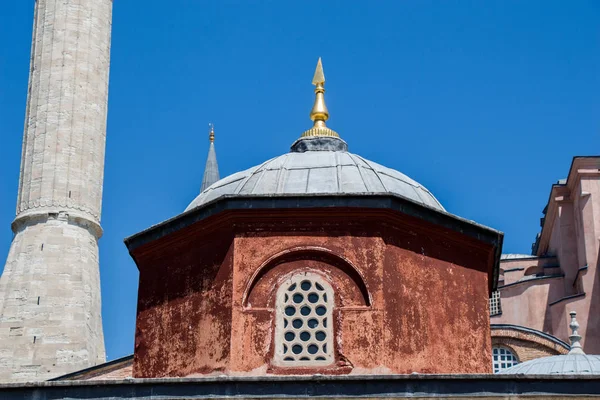 Vista Exterior Cúpula Arquitetura Otomana Istambul Turquia — Fotografia de Stock
