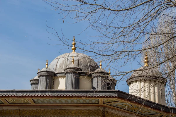 Veduta Esterna Della Cupola Nell Architettura Ottomana Istanbul Turchia — Foto Stock