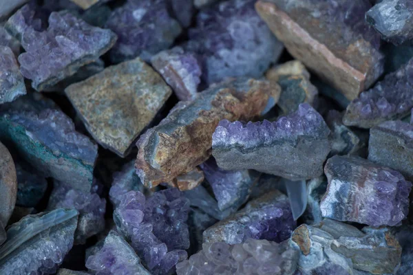 Conjunto de piedras preciosas minerales naturales —  Fotos de Stock