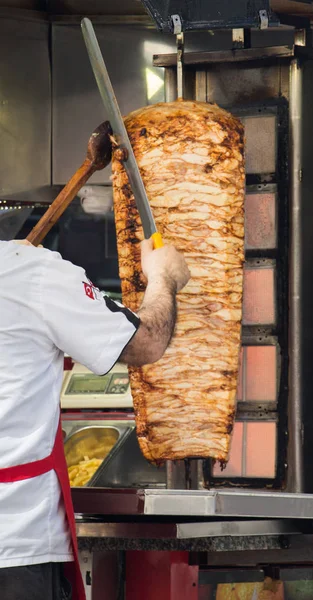 Tradiční Turecký Doner Kebab Tyči — Stock fotografie