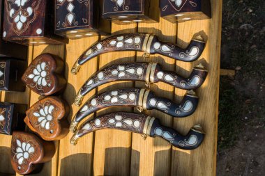 Osmanlı Türk tarzı Hançerler inci dişlerin anası ile