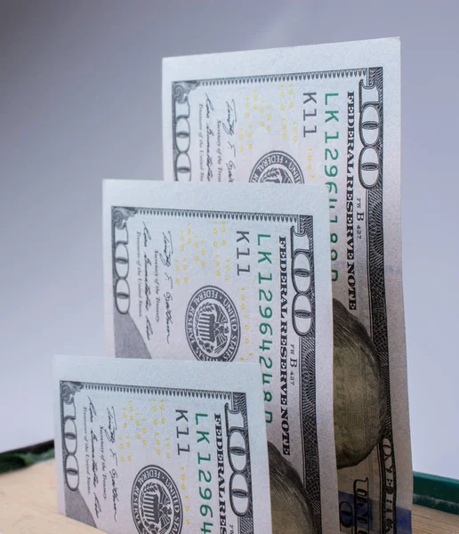 Sedlar Amerikanska Dollar Duk Duk Linne — Stockfoto