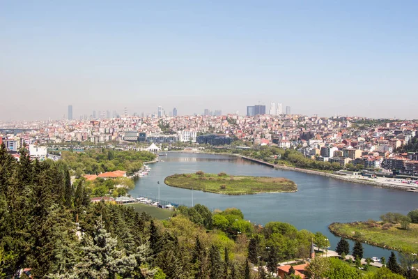 Golden Horn Bridge Turkey — Stock Photo, Image