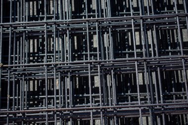 Demir çubuklar inşaat için beton çubukları güçlendirir