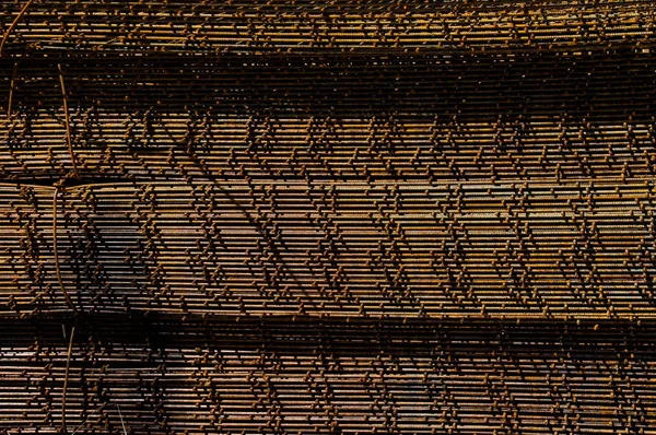 Barras de reforço de ferro para construção — Fotografia de Stock