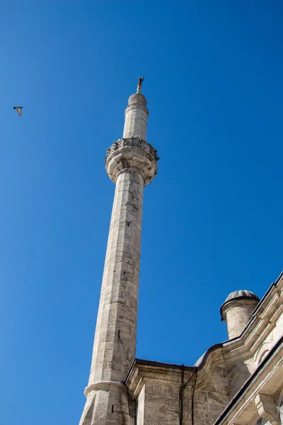 Minarett einer osmanischen Moschee — Stockfoto