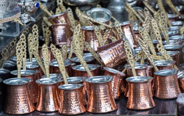 Geleneksel Türk kahve cezveleri