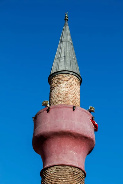 Minaret Une Mosquée Style Ottoman Mosquée Vue — Photo