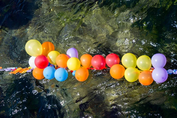 Balloons Shooting Range Targets Water — Stock Photo, Image