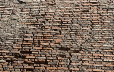 Eski grunge tuğla duvar arkaplanı