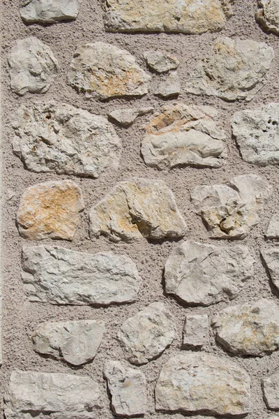 Стіна з одного типу каменів — стокове фото