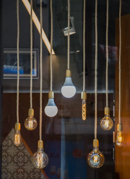 Decorative  style filament light bulbs — Stock Photo, Image