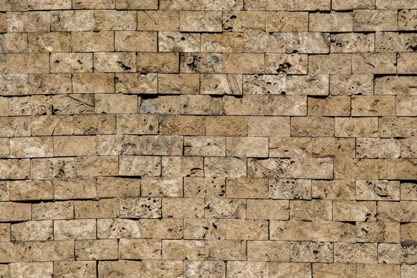Wall made of the same type of stones — Stock Photo, Image
