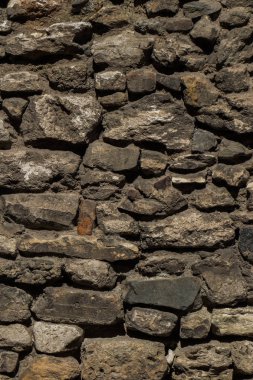 Taşlar aynı türde yapılmış duvar