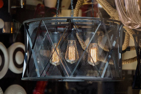 Decorative antique edison style light bulbs — Stock Photo, Image