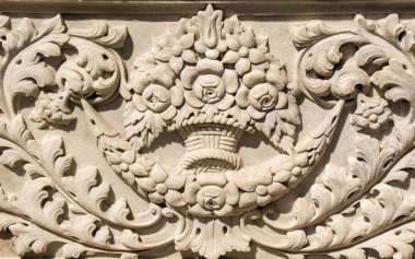 Osmanlı mermer oyma sanat ayrıntı