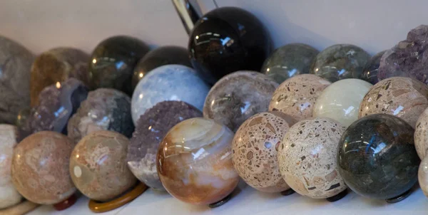 Ensemble de pierres minérales naturelles — Photo