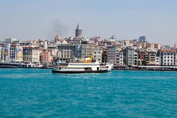 Галатская башня времен Византии в Стамбуле — стоковое фото